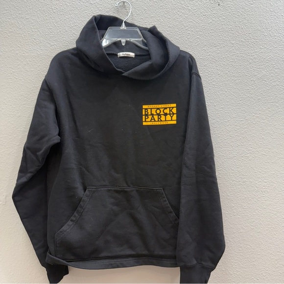 Madhappy Hoodie Mens Size Small Black Block Party New - Picture 1 of 6